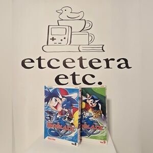 Beyblade Vol. 8 & 9 by Takao Aoki (2006, Paperback)  AC Manga graphic novel OOP